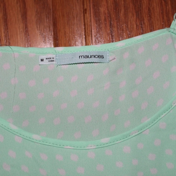 Maurices polka dot tank top - Picture 3 of 4